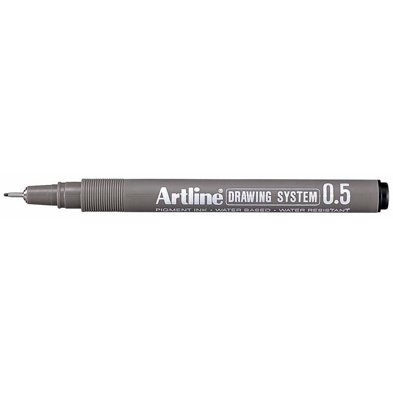 Drawingpen Artline EK235 0,5mm sort 1-0