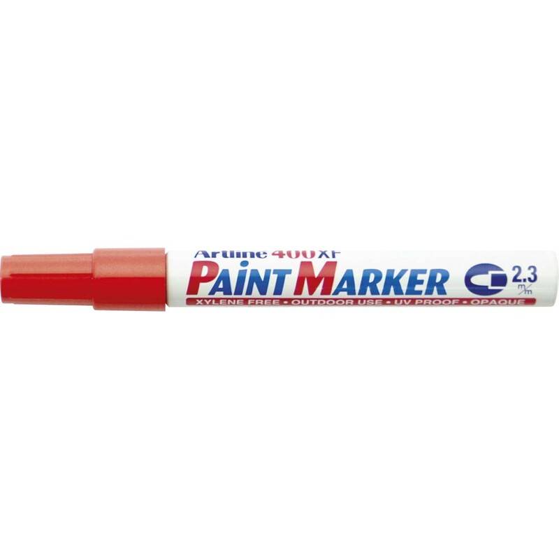 Paint marker Artline EK400 r&oslash;d 2,3mm rund spids