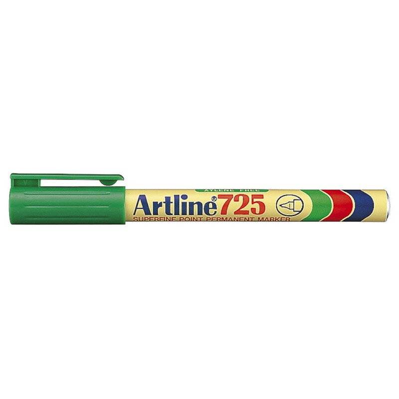 Marker Artline EK725 gr&oslash;n permanent 0,4mm