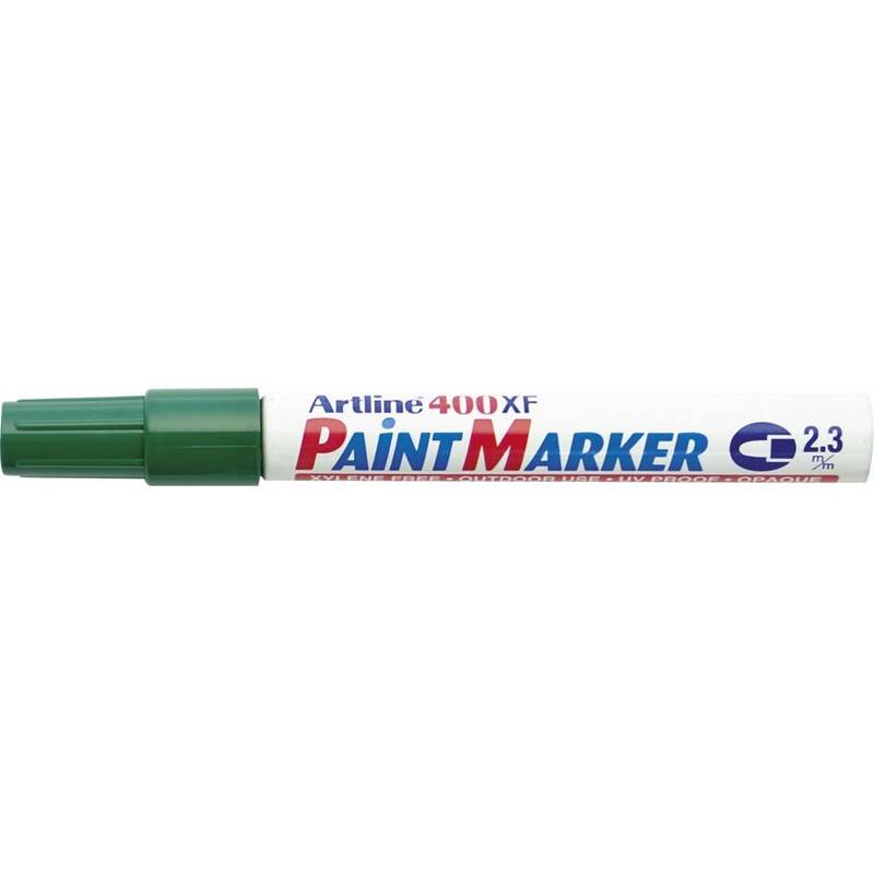 Paint marker Artline EK400 gr&oslash;n 2,3mm rund spids