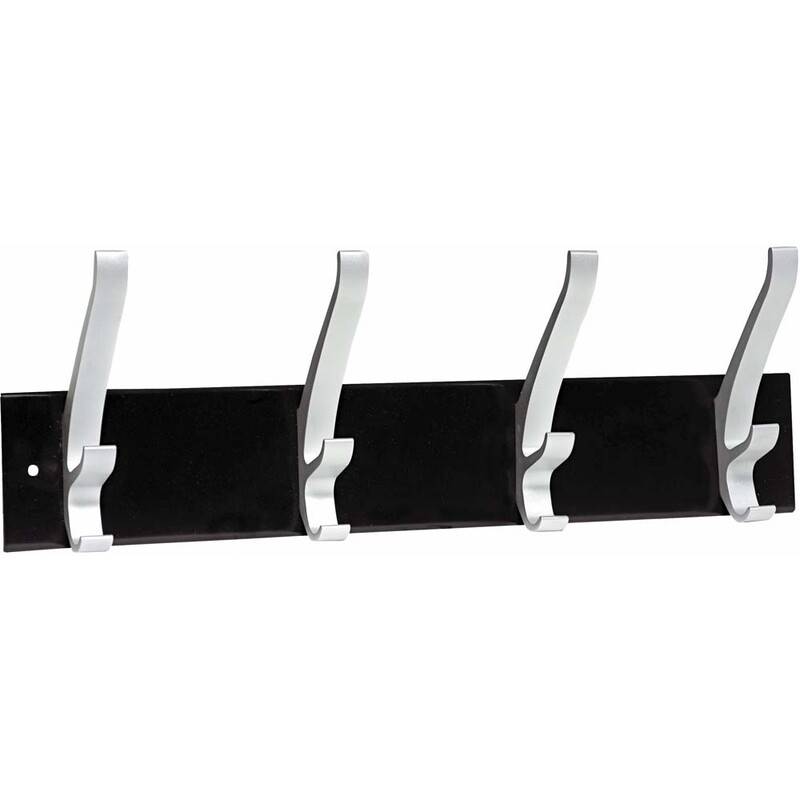 Knager unilux Cypres m/4 knager Knager Cypres med 2 knager sort/tr&aelig;