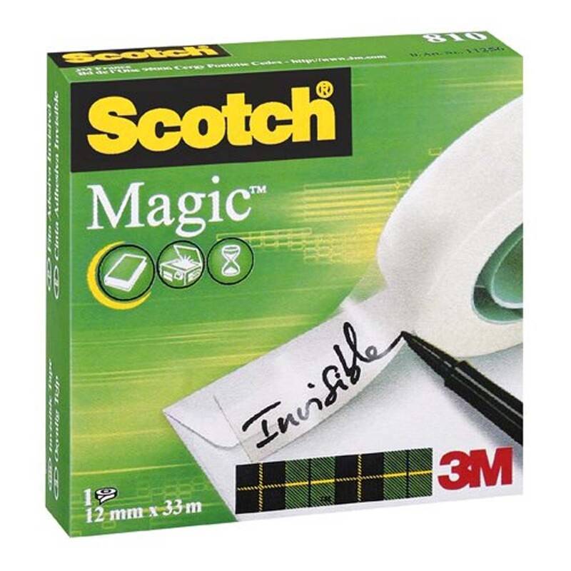 Tape Magic 810 12mmx33m Scotch Magic 12mmx33.00m Klar