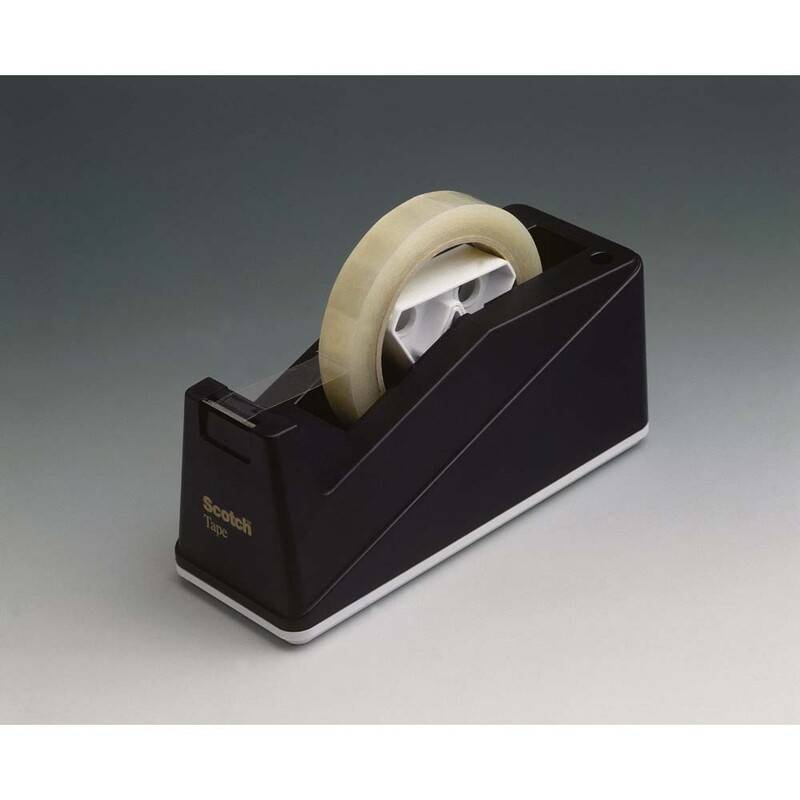 Borddispenser til Scotch kontortape C10, sort