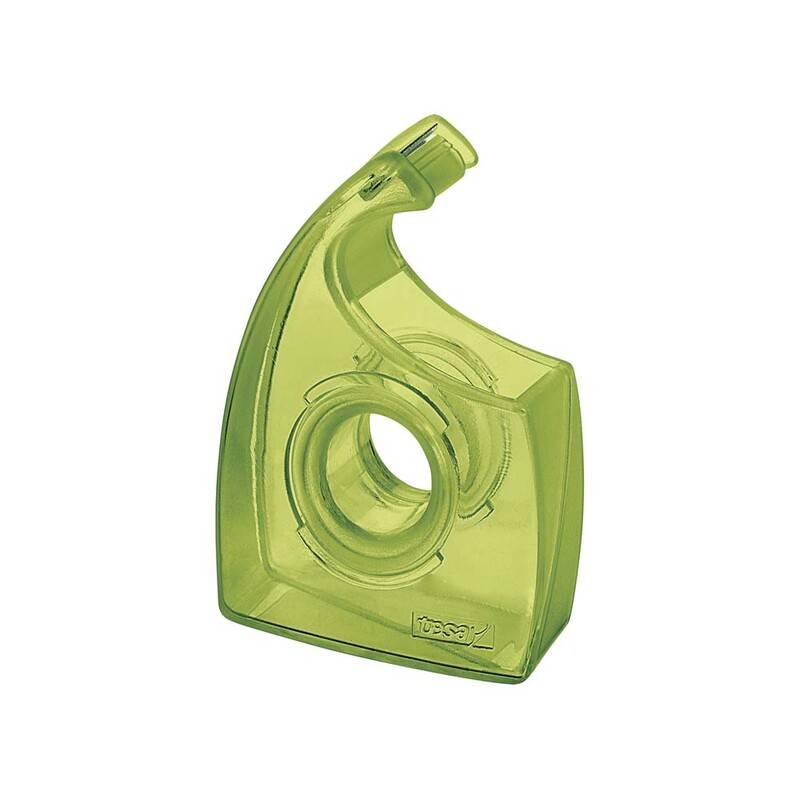 Tapedispenser tesa ECOLOGO t/19mmx33m gr&oslash;n transparent