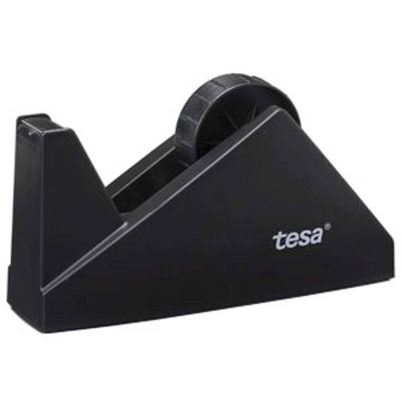 Tapedispenser sort bordmodel tesa easy cut max.25mmx66m
