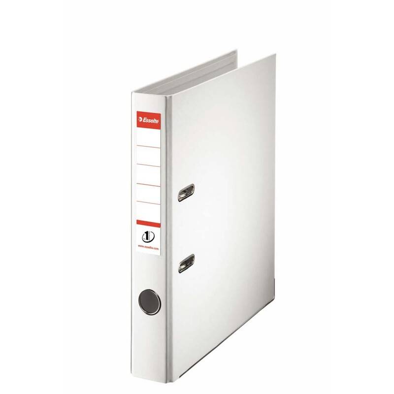 Brevordner Esselte No.1 Power hvid A4 smal
