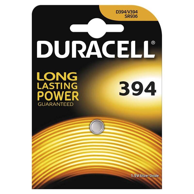 Batteri Duracell 394 1,5V s&oslash;lv Oxide 1stk/pak