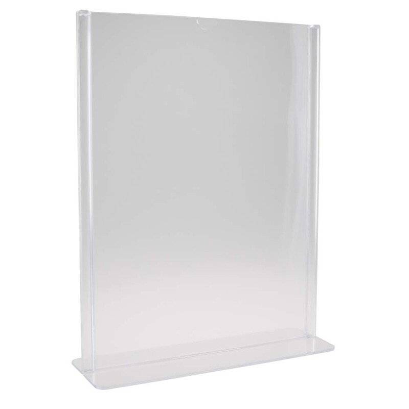 Brochuredisplay bnt klar A4 T-form t/bord 297x210mm