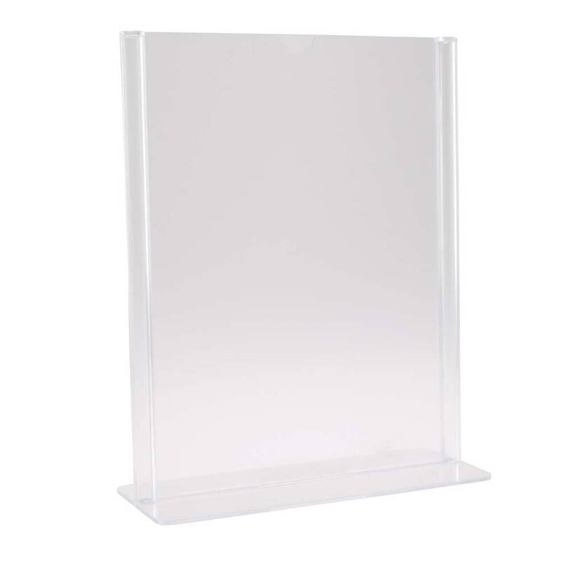 Brochuredisplay bnt klar A6 T-form t/bord 148x105mm