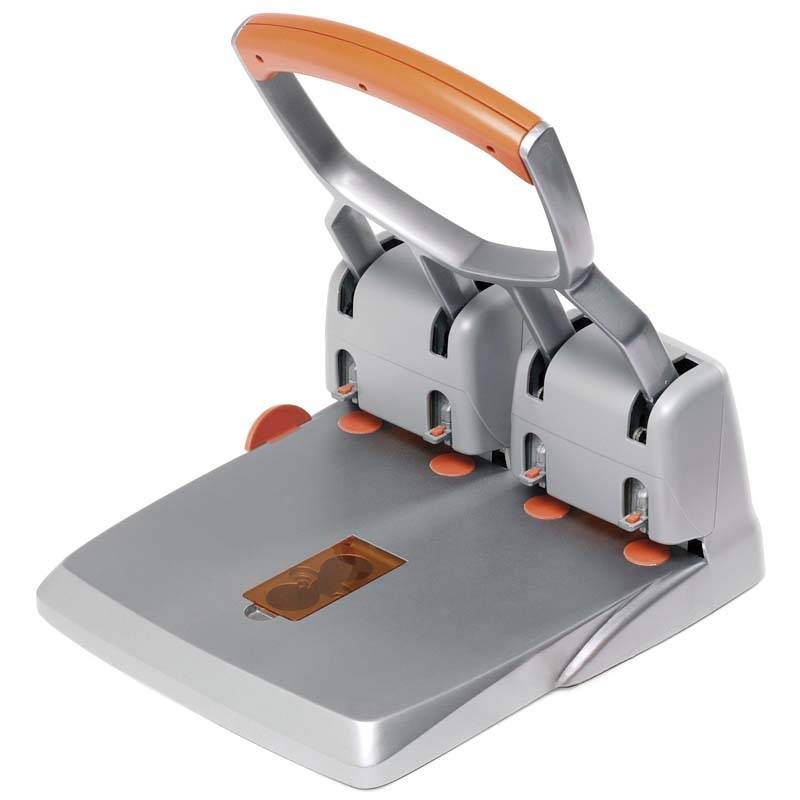 Hulapparat Rapid HDC 150/4 s&oslash;lv/orange op til 150 ark