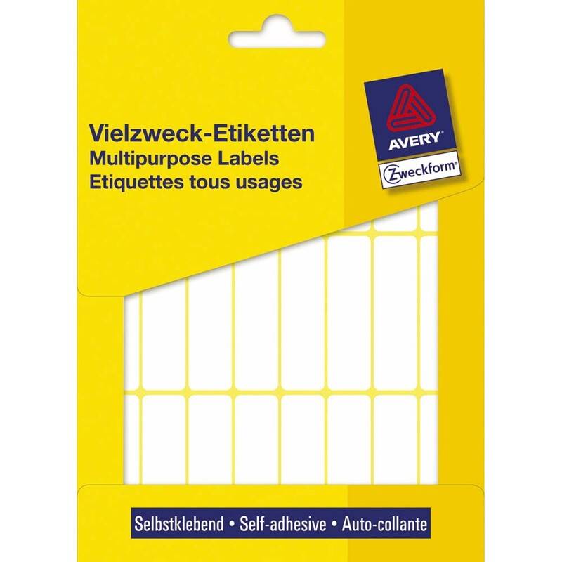 Etiket hvid 50x14mm 672stk/pak 3336 Avery pakke med 672 stk