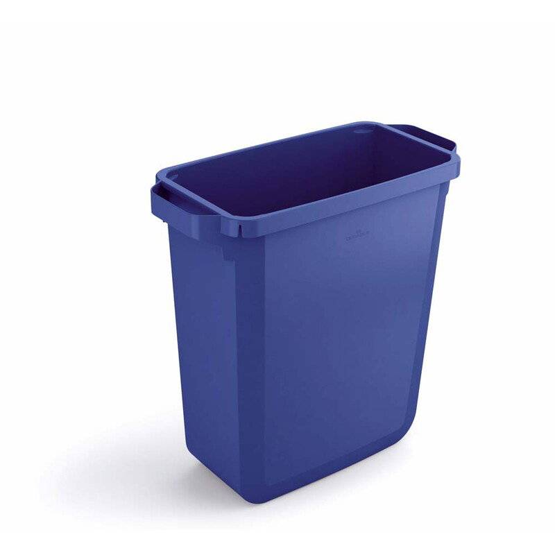 Affaldsspand DURABIN 60l rektangul&aelig;r bl&aring;