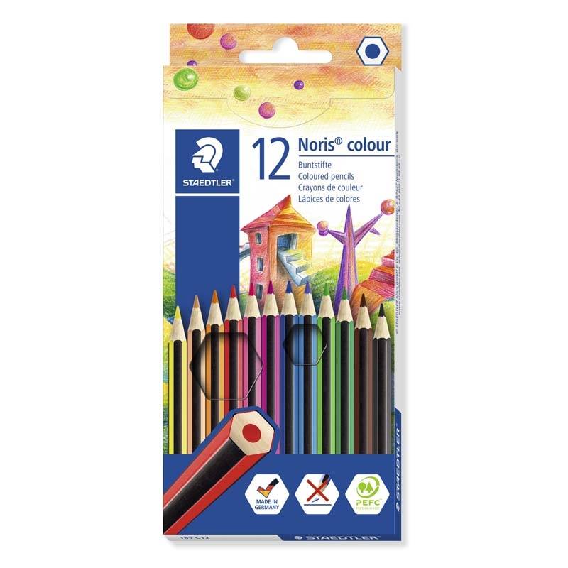 Farveblyant STAEDTLER Noris colour ass. 12stk/s&aelig;t
