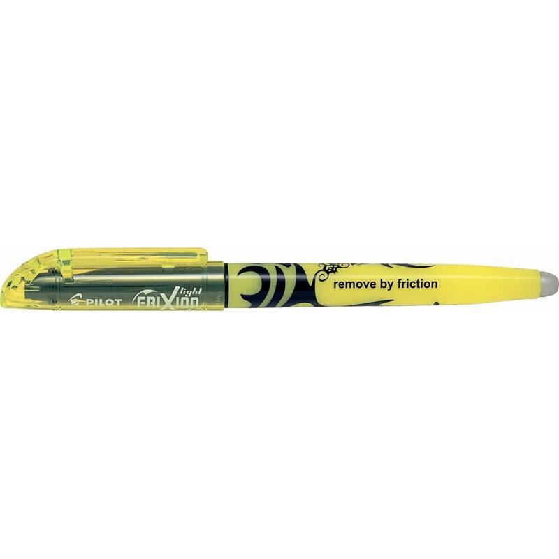 Tekstmarker Pilot FriXion Light gul Skr&aring; spids