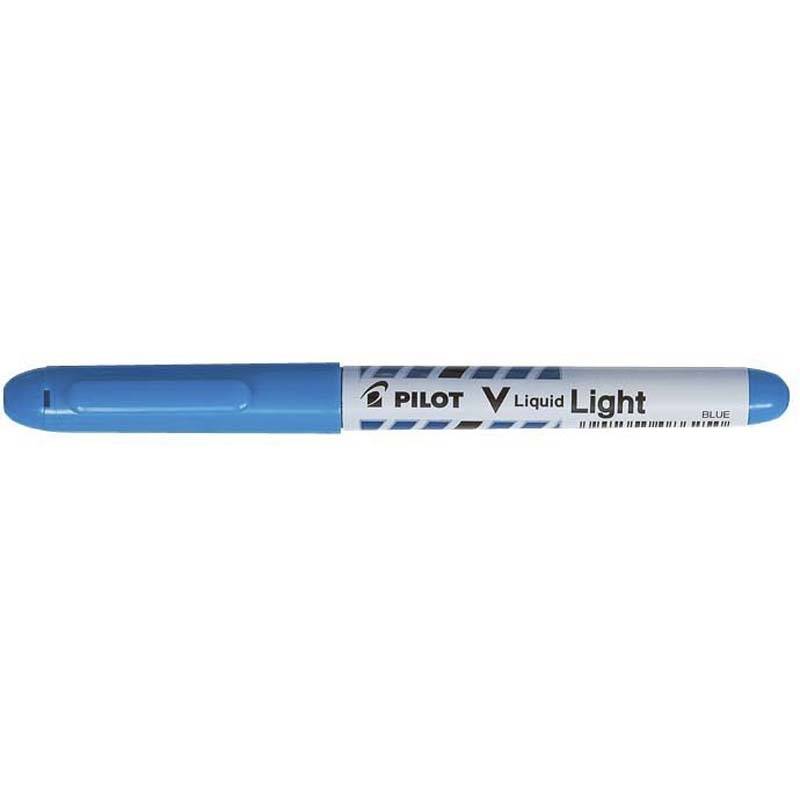 Tekstmarker Pilot V Liquid Light bl&aring; Pilot V-Liquid SW-VLL-L