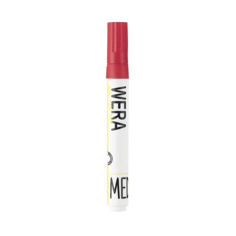 Whiteboardmarker WERA r&oslash;d rund 1-3mm BNT Wera Rund spids non-permanent