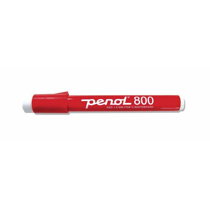 Whiteboardmarker Penol 800 1,5mm r&oslash;d rund spids