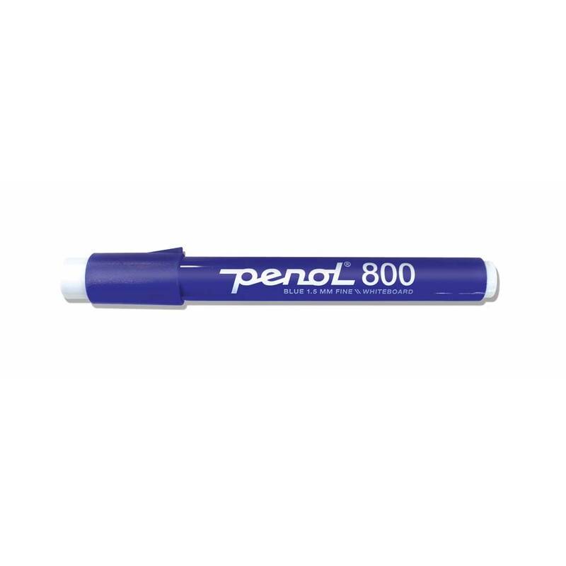 Whiteboardmarker Penol 800 1,5mm bl&aring; rund spids