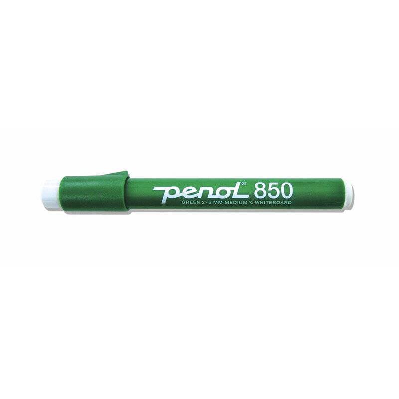 Whiteboardmarker Penol 850 2-5mm gr&oslash;n skr&aring;sk&aring;ret spids