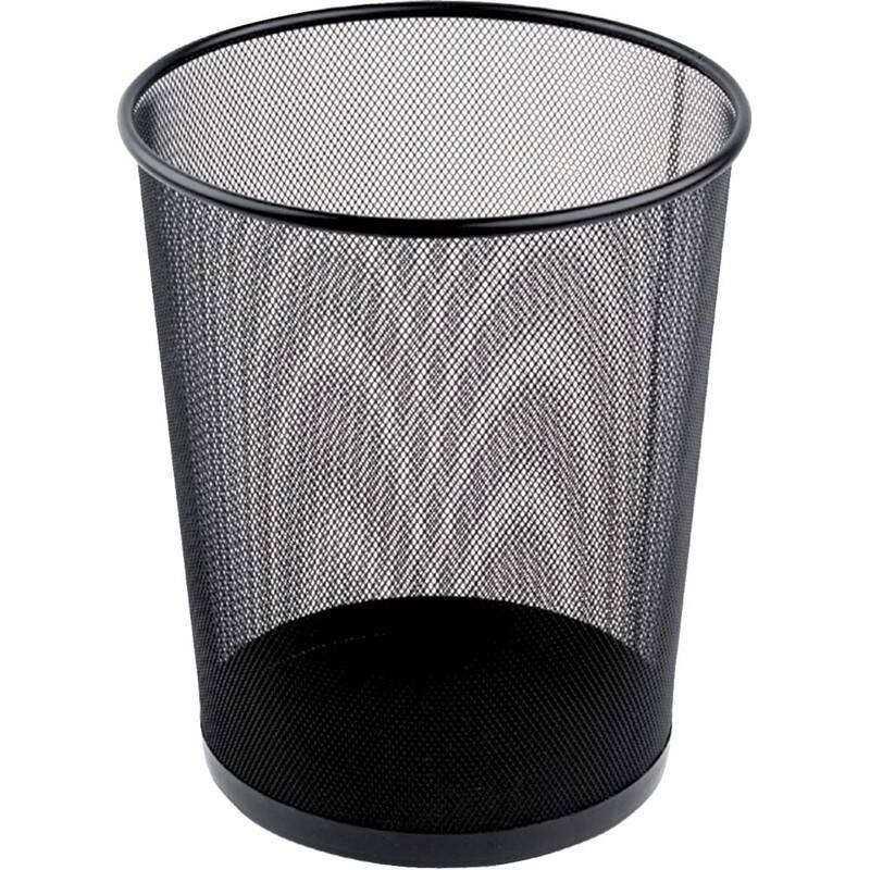 Papirkurv tr&aring;d metal sort 18l BNT Bnt/Officex335mm 18L Tr&aring;d Metal