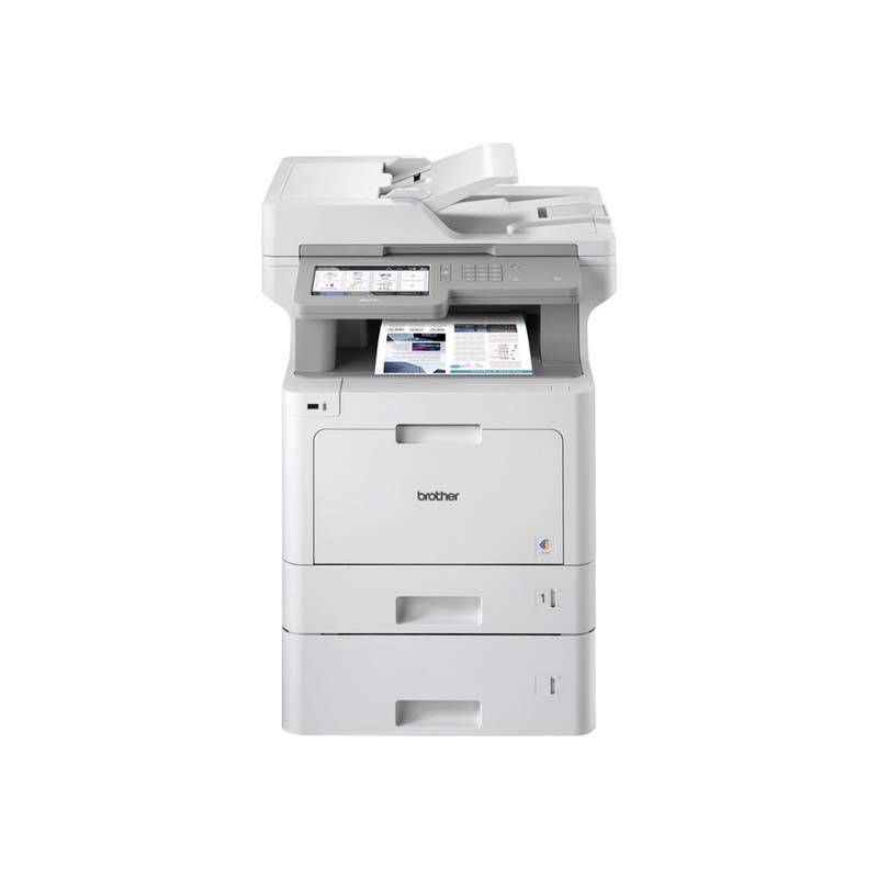 Alt-i-&eacute;n Brother MFC-L9570CDWT m/netkort, Wi-Fi, duplex, ADF og ekstra