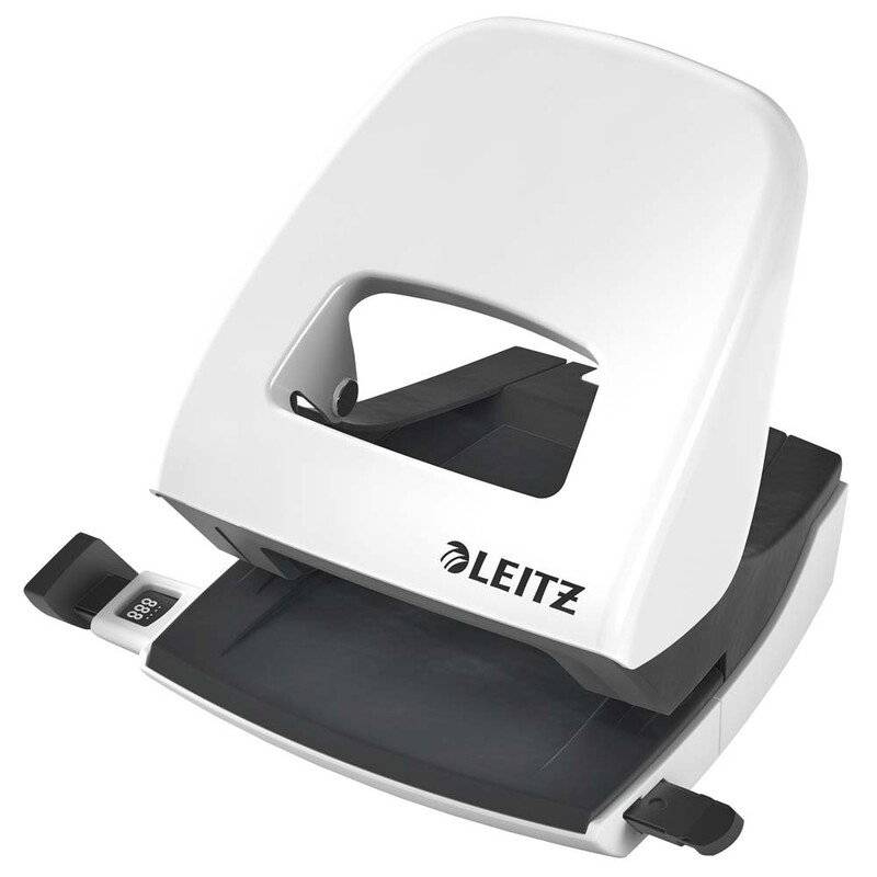 Hulapparat Leitz 5008 WOW 2-huls 30ark hvid