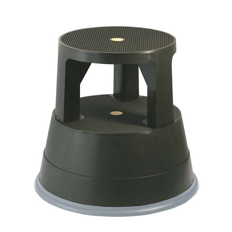 Elefantfod plast bnt/Office sort h&oslash;jde 390mm