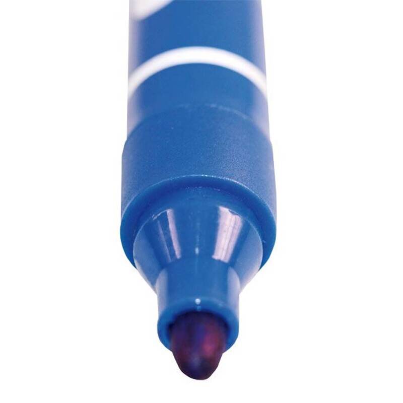 Marker WERA bl&aring; permanent rund spids 2mm