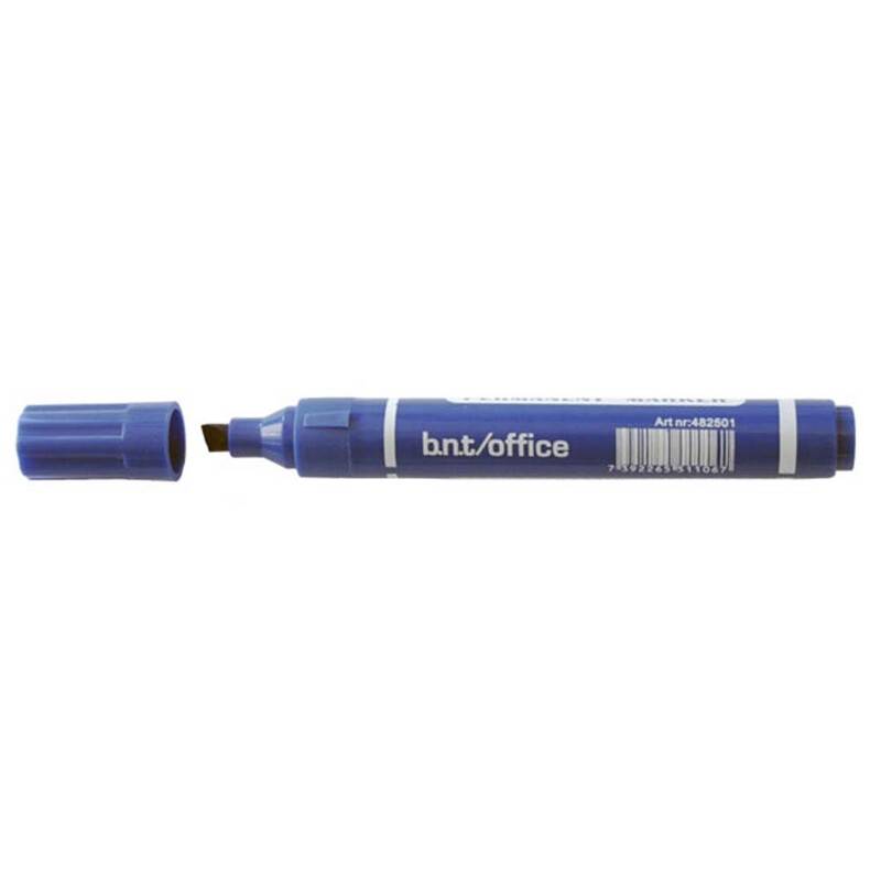 Marker WERA bl&aring; permanent kantet spids 1-4mm