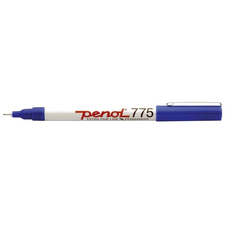 Marker Penol 775 bl&aring; 0,5mm Spids permanent