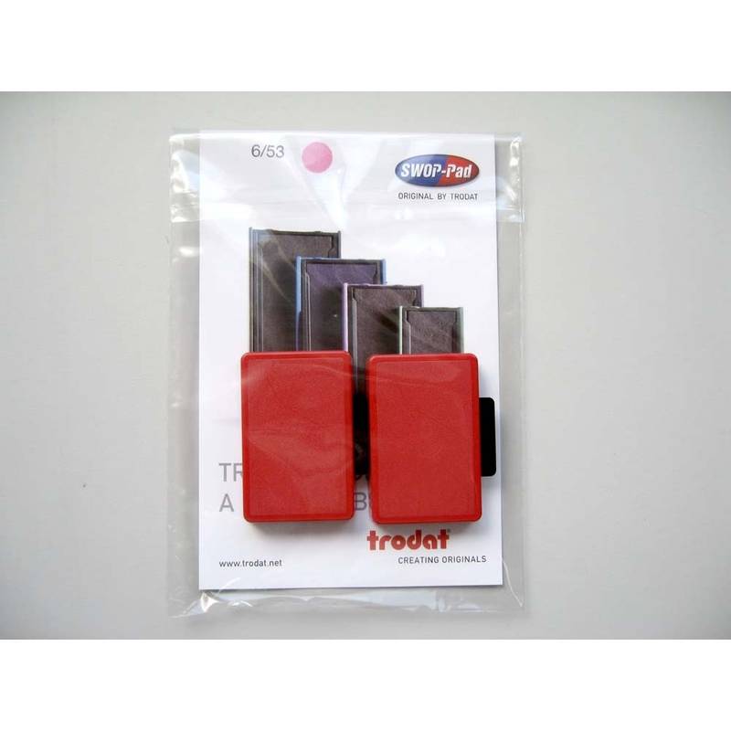 Stempelpude Trodat r&oslash;d 2-pack 5205 6/55
