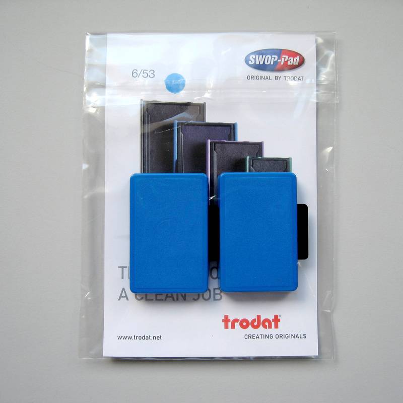 Stempelpude Trodat bl&aring; 2-pack 5430/5200/4430/4030 m.fl. 6/50
