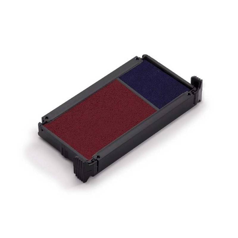 Stempelpuder Printy 4912 2-farvet bl&aring;/r&oslash;d 2-pack