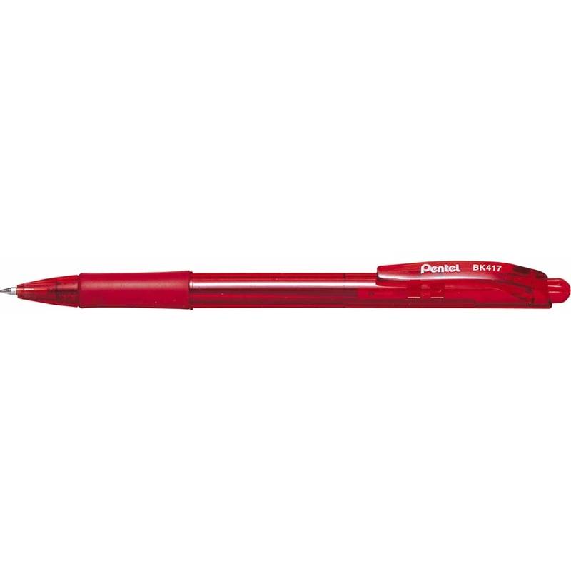 Kuglepen Pentel BK417 r&oslash;d BK418