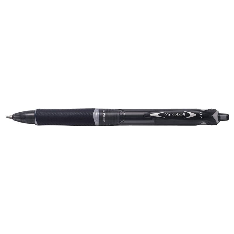Kuglepen Pilot Acroball sort stregbredde 0,7mm fine