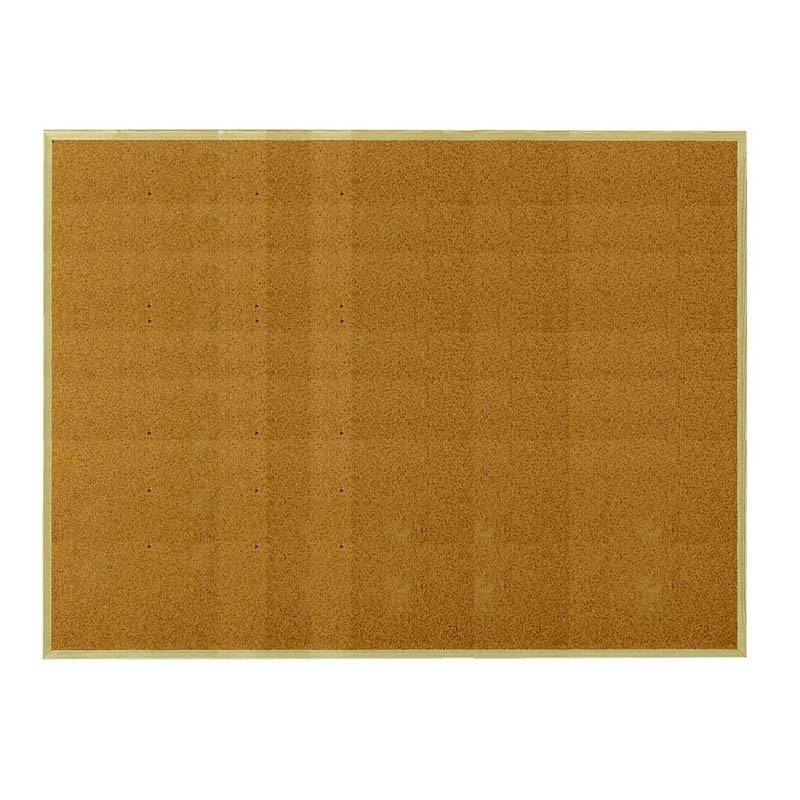 Opslagstavle kork enkeltsidet 120x90cm