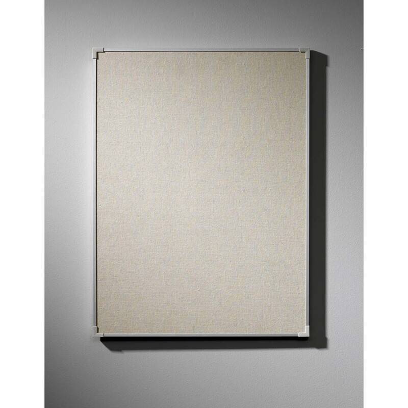 Opslagstavle Lintex Boarder 120x120cm stof m/alu kant