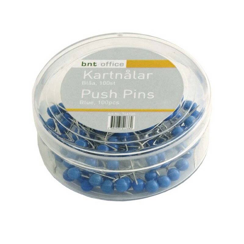 Kortn&aring;le 4mmx20mm bl&aring; 100stk/pak BNT 4x20x4mm pakke a 100 stk