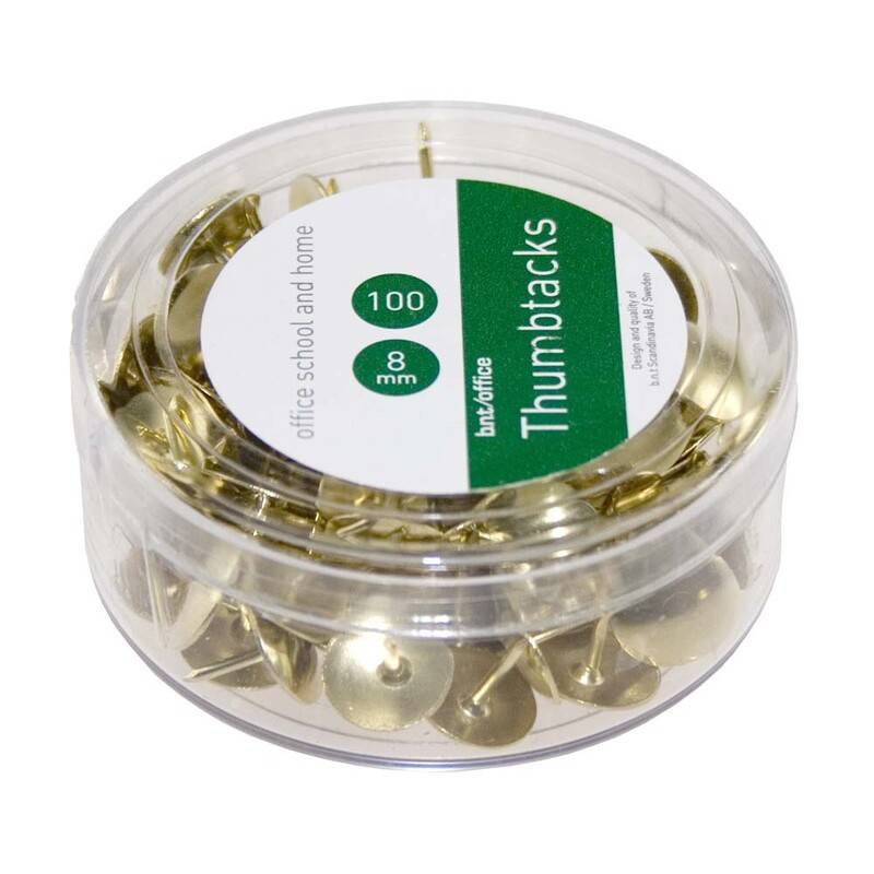 Tegnestifter messing bnt/Office 100stk/pak