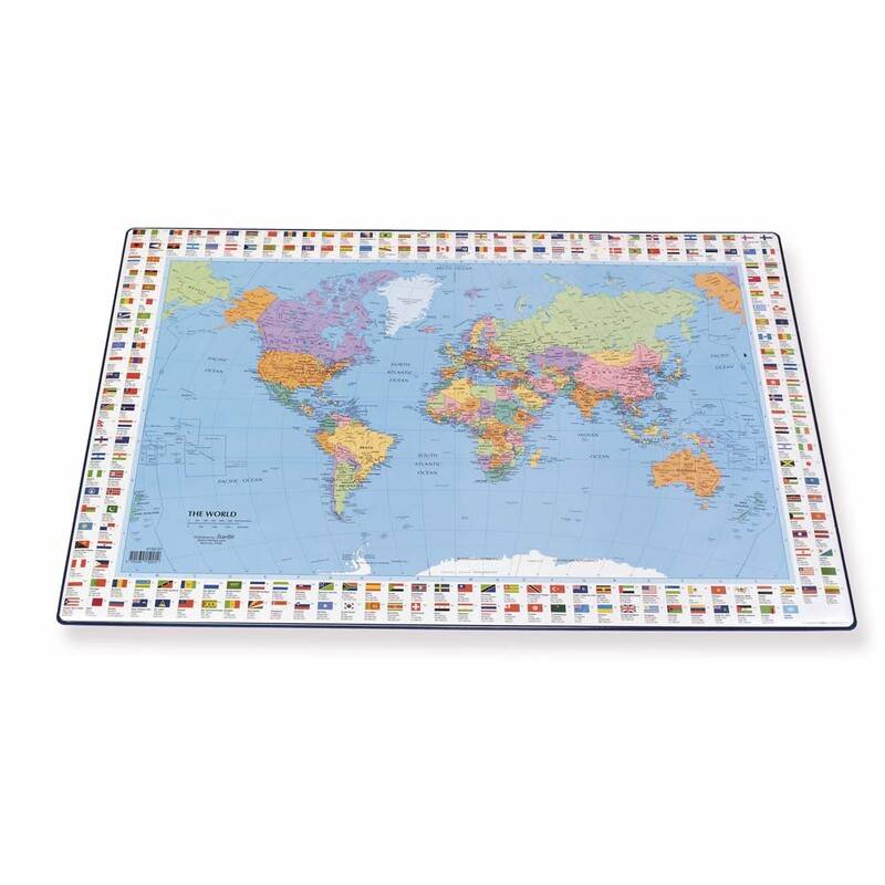 Skriveunderlag Verden 40x65 cm Bantex 400x650 sort