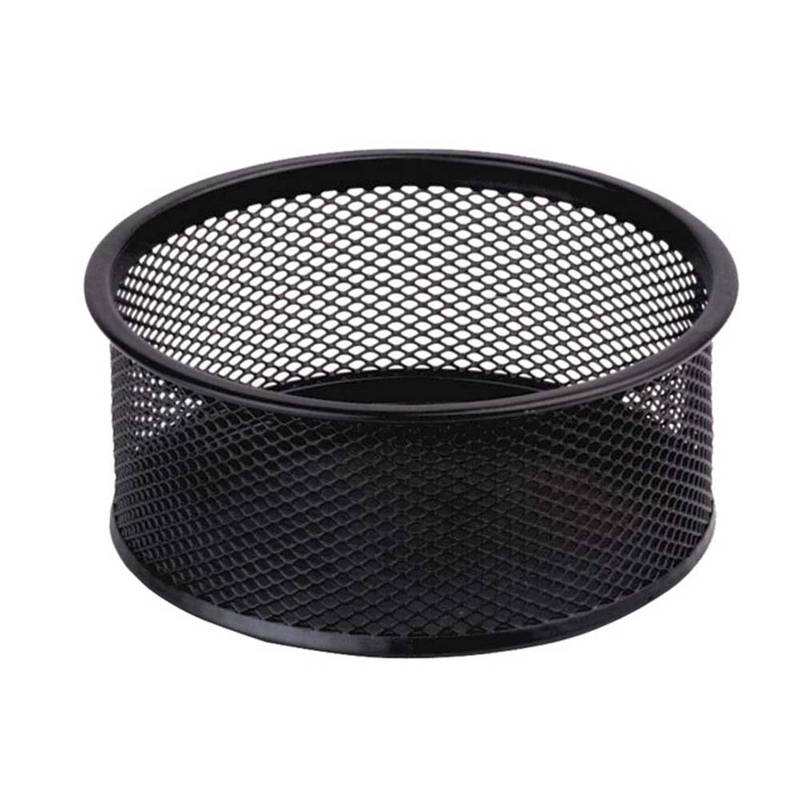 Clipsholder tr&aring;d metal m/skridsikker bund sort