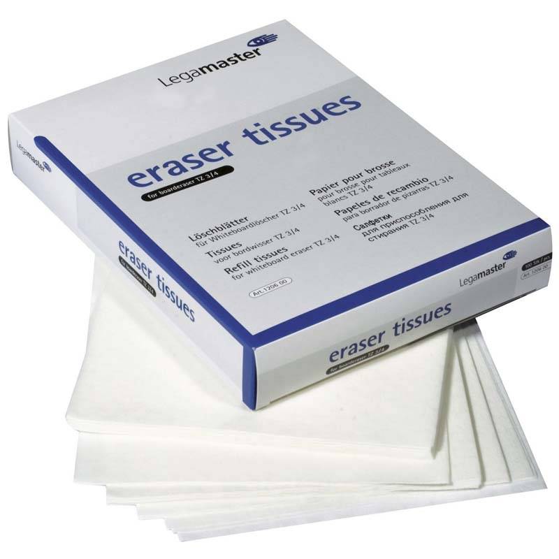 Refillpapir t/ Legamaster tavlevisker hvid