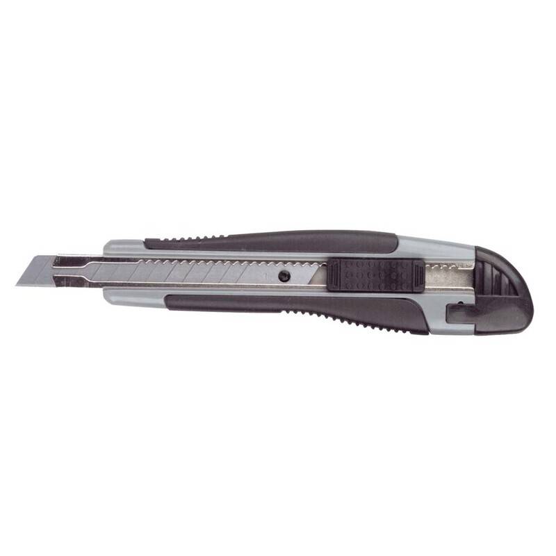 Hobbykniv bnt Soft-Cut Luksus 9mm sort/gr&aring;