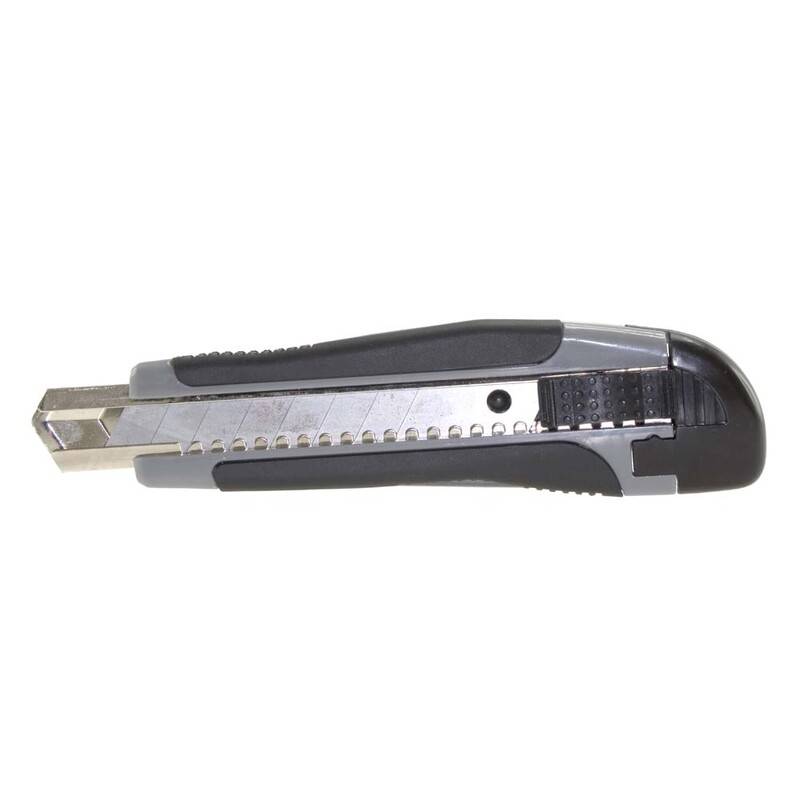 Hobbykniv bnt Soft-Cut Luksus sort/gr&aring; 18mm