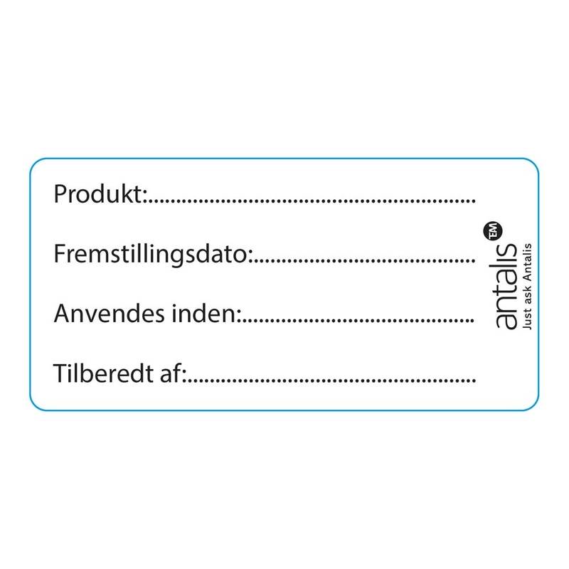 Label m.tryk f&oslash;devaregodkendt 60x30mm m.frostkl&aelig;b 1000stk/rul