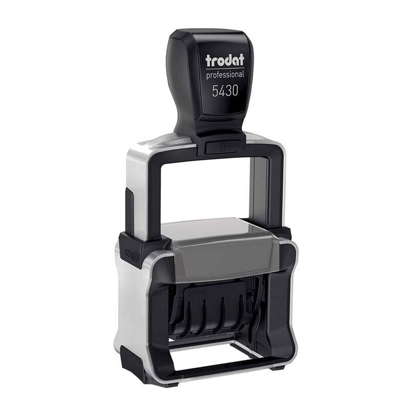 Stempel Trodat 5430L dato m/7 tekster t/tekstplade Prof. 4.0