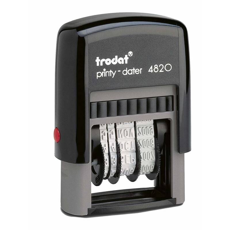 Datostempel Trodat 4820 sort 4x25mm dato