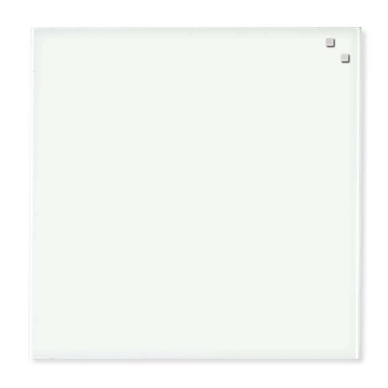 Glastavle Naga magnetisk 450x450mm hvid