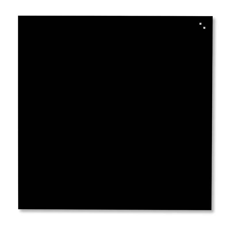 Glastavle Naga magnetisk 1000x1000mm sort
