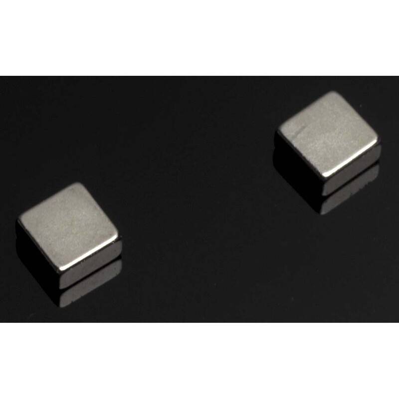 Magnet t/glastavle st&aring;l Super Strong firkantet 6stk/pk